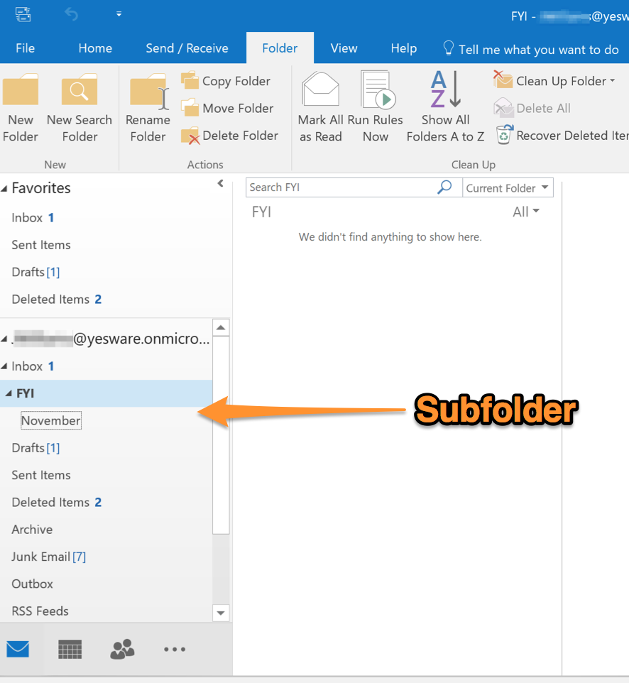 How to Create Folders in Outlook Knowdemia